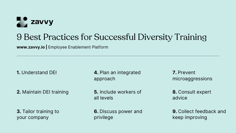 Effectively Implement Diversity Training in Your Organization 9 Best